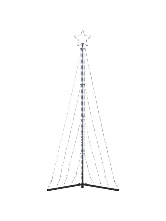 LED vánoční stromek 339 studených bílých LED 187 cm