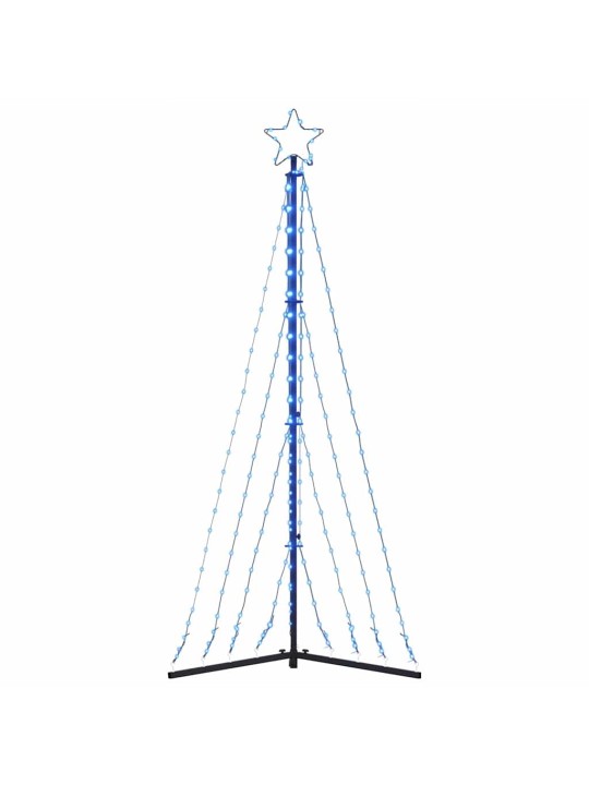 Led vánoční stromek 339 modrých led 187 cm
