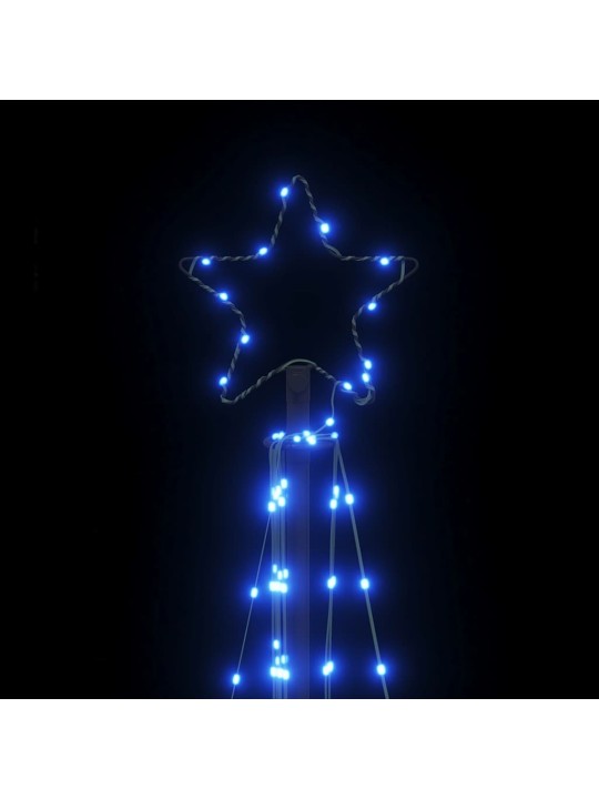 Led vánoční stromek 339 modrých led 187 cm