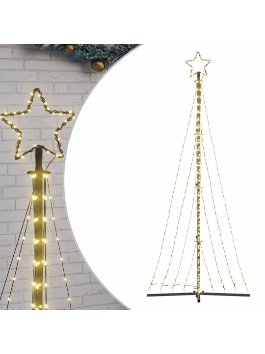 Led vánoční stromek 447 teplých bílých led diod 249 cm
