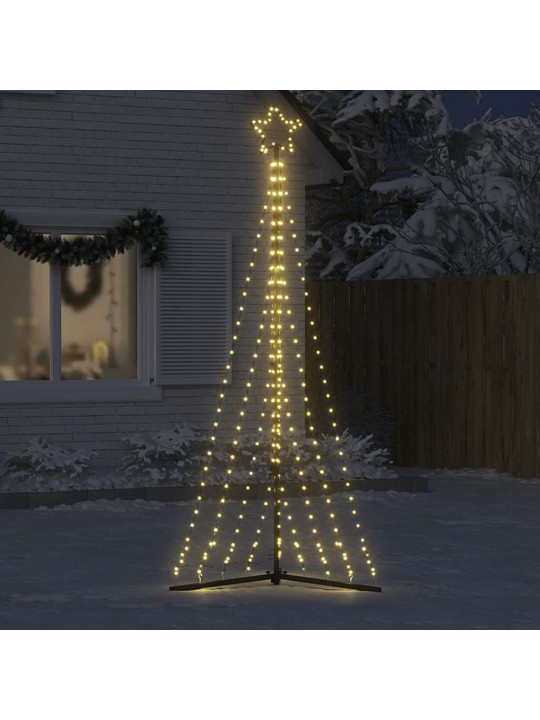 Led vánoční stromek 447 teplých bílých led diod 249 cm