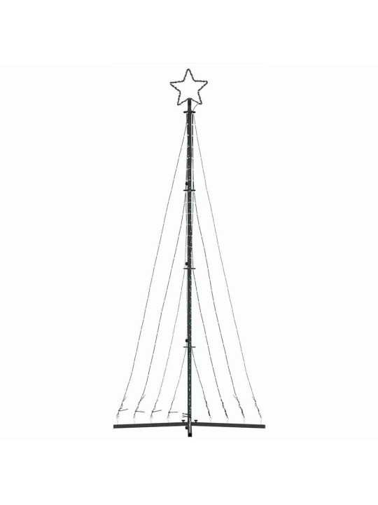Led vánoční stromek 447 teplých bílých led diod 249 cm