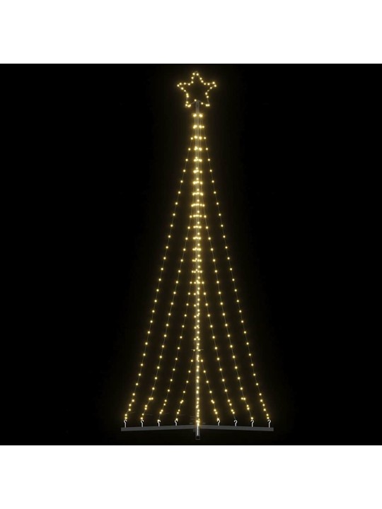 Led vánoční stromek 447 teplých bílých led diod 249 cm