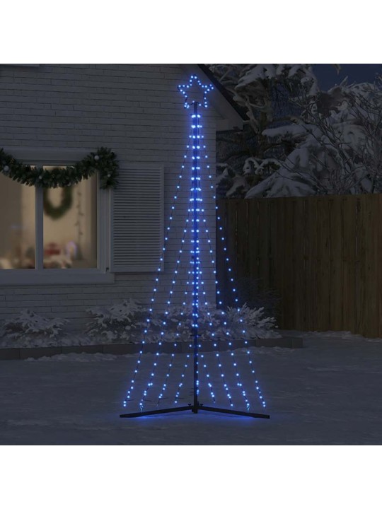 Led vánoční stromek 447 modrých led diod 249 cm