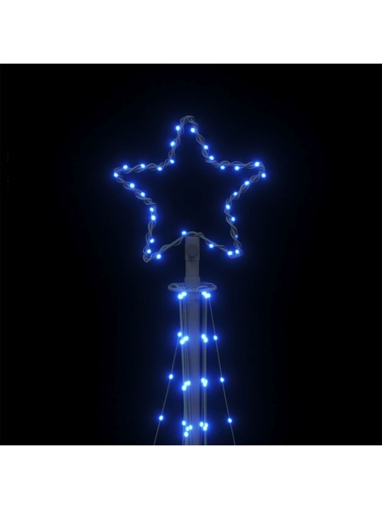 Led vánoční stromek 447 modrých led diod 249 cm
