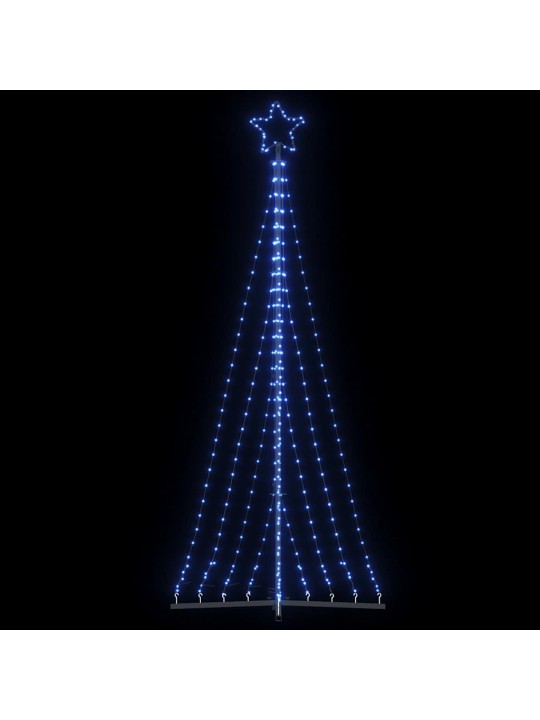 Led vánoční stromek 447 modrých led diod 249 cm