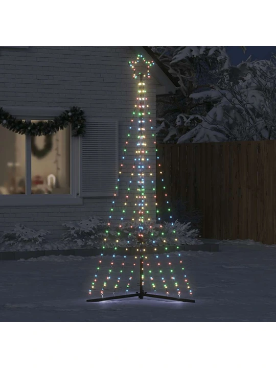 Led vánoční stromek 447 barevných led diod 249 cm