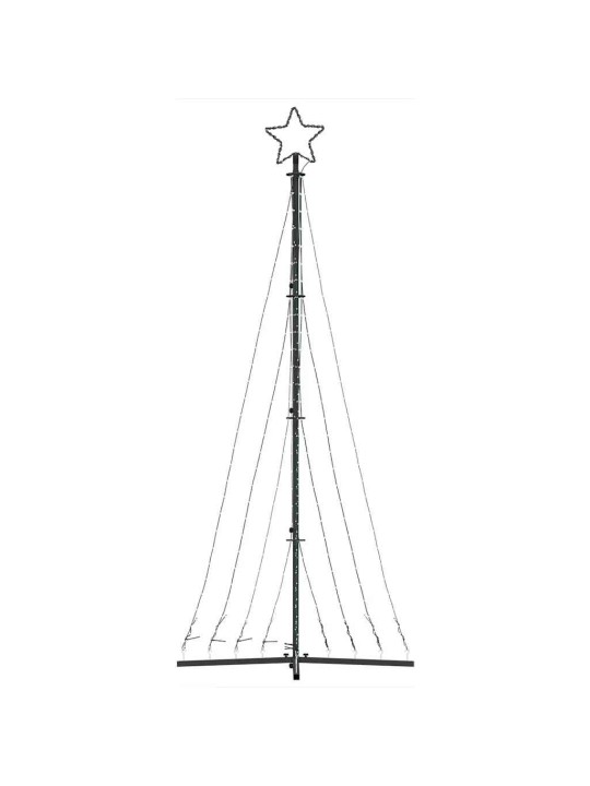 Led vánoční stromek 447 barevných led diod 249 cm