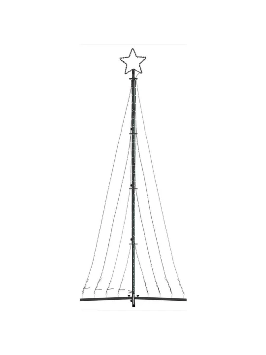 Led vánoční stromek 447 barevných led diod 249 cm