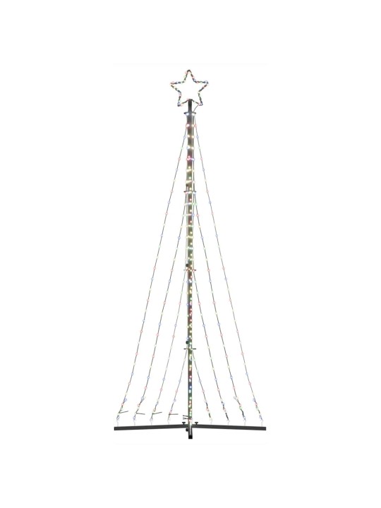 Led vánoční stromek 447 barevných led diod 249 cm
