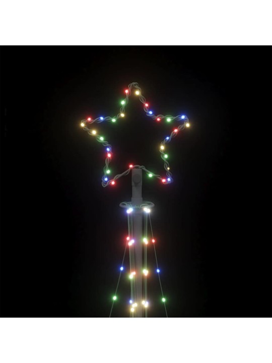 Led vánoční stromek 447 barevných led diod 249 cm