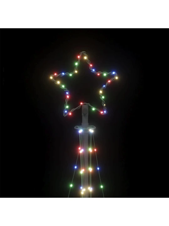 Led vánoční stromek 447 barevných led diod 249 cm