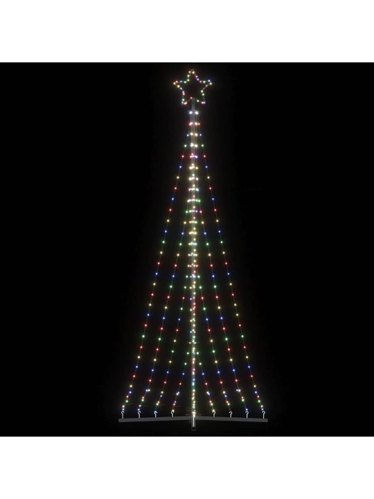 Led vánoční stromek 447 barevných led diod 249 cm