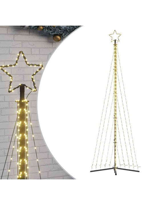 Led vánoční stromek 495 teplých bílých led diod 300,5 cm