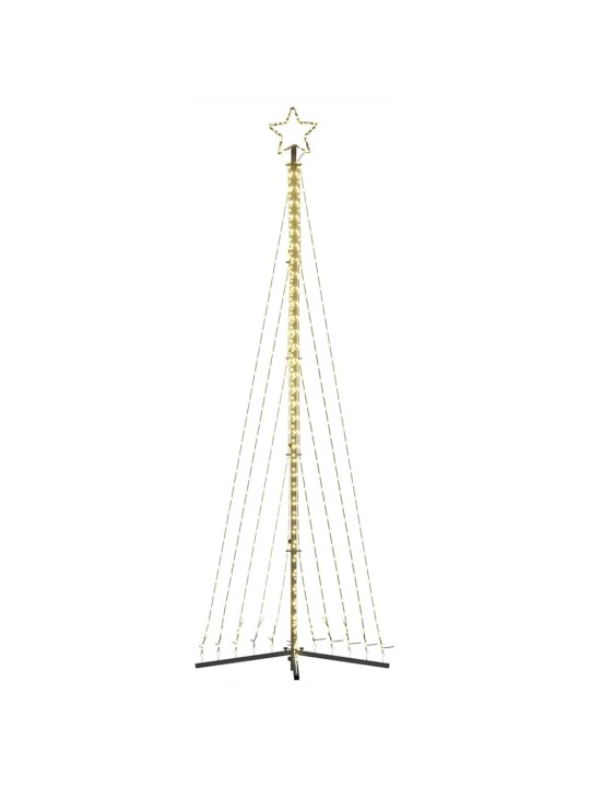 Led vánoční stromek 495 teplých bílých led diod 300,5 cm
