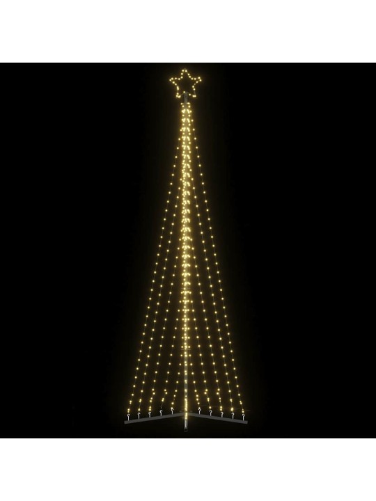 Led vánoční stromek 495 teplých bílých led diod 300,5 cm