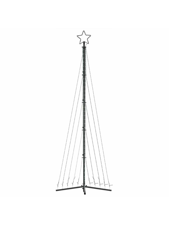 Led vánoční stromek 495 studených bílých led diod 300,5 cm
