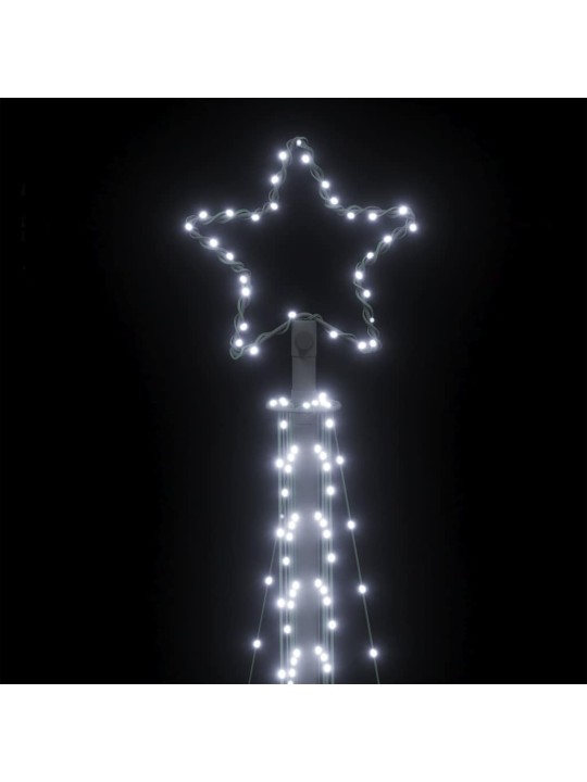 Led vánoční stromek 495 studených bílých led diod 300,5 cm