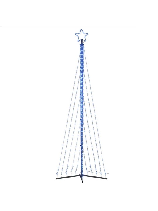 Led vánoční stromek 495 modrých led diod 300,5 cm