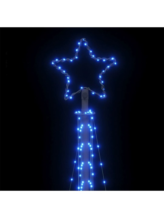 Led vánoční stromek 495 modrých led diod 300,5 cm
