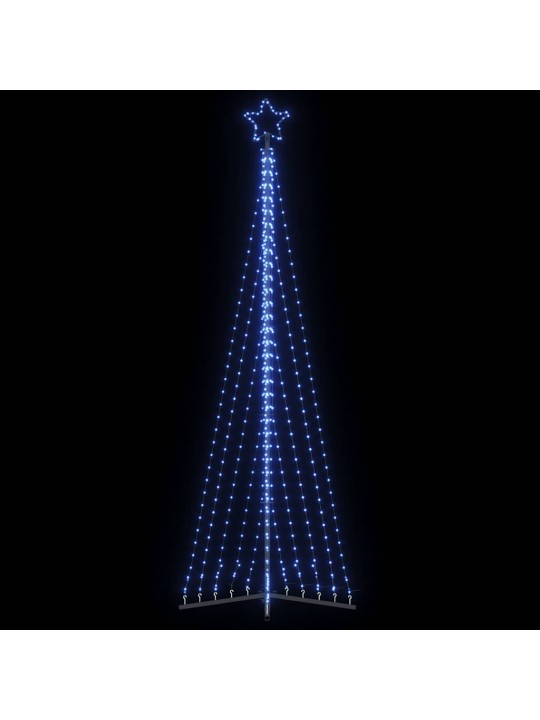 Led vánoční stromek 495 modrých led diod 300,5 cm