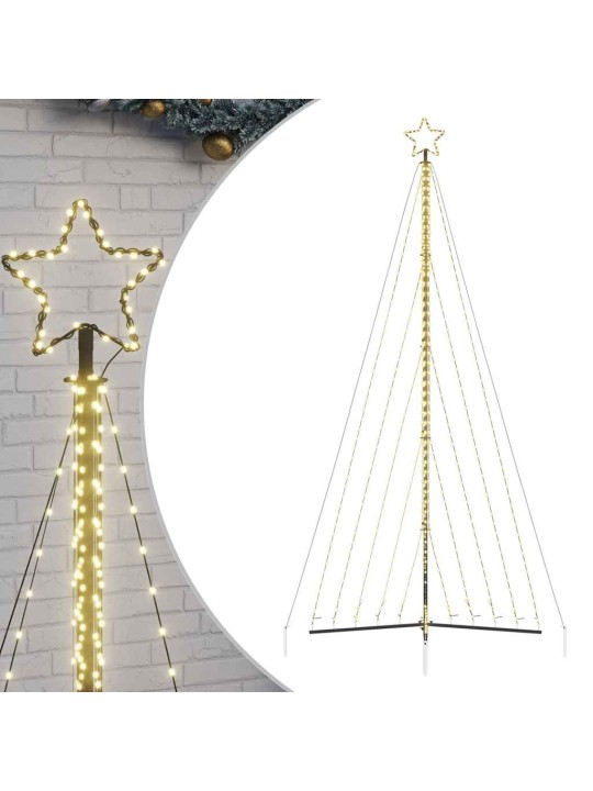 Led vánoční stromek 570 teplých bílých led diod 399 cm