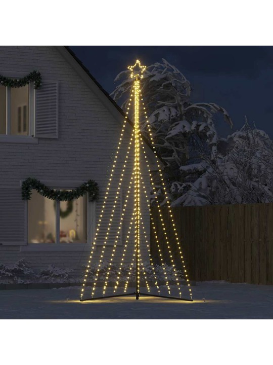 Led vánoční stromek 570 teplých bílých led diod 399 cm