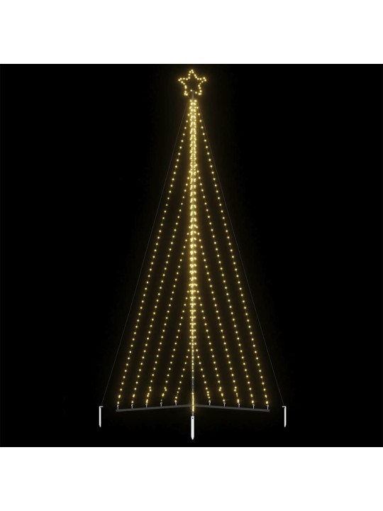 Led vánoční stromek 570 teplých bílých led diod 399 cm
