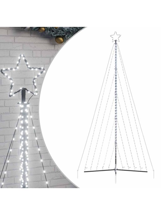 Led vánoční stromek 570 studených bílých led diod 399 cm