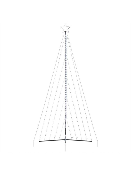 Led vánoční stromek 570 studených bílých led diod 399 cm