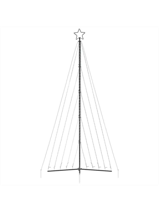Led vánoční stromek 570 barevných led diod 399 cm