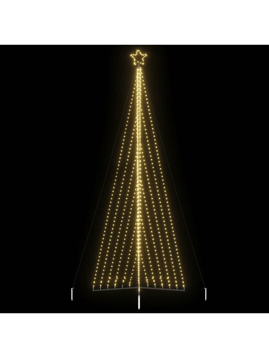 Led vánoční stromek 789 teplých bílých led diod 476 cm