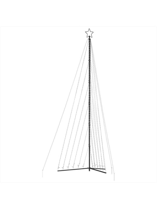 Led vánoční stromek 789 studených bílých led diod 476 cm