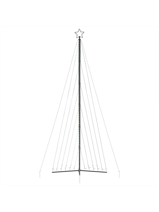 Led vánoční stromek 789 studených bílých led diod 476 cm