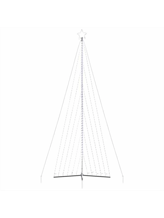 Led vánoční stromek 789 studených bílých led diod 476 cm
