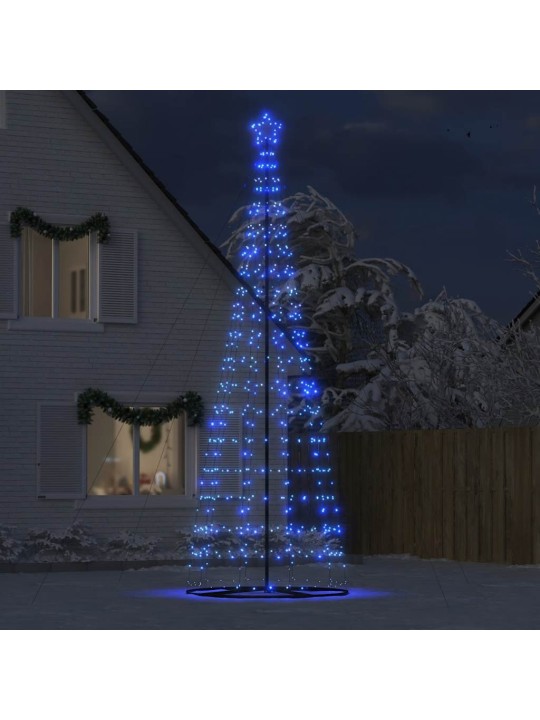 Led vánoční stromek 1534 modrých led diod 503 cm