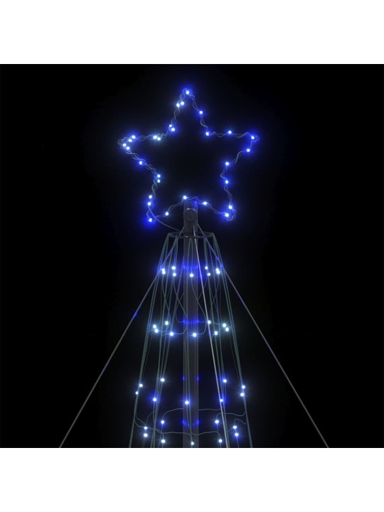Led vánoční stromek 1534 modrých led diod 503 cm