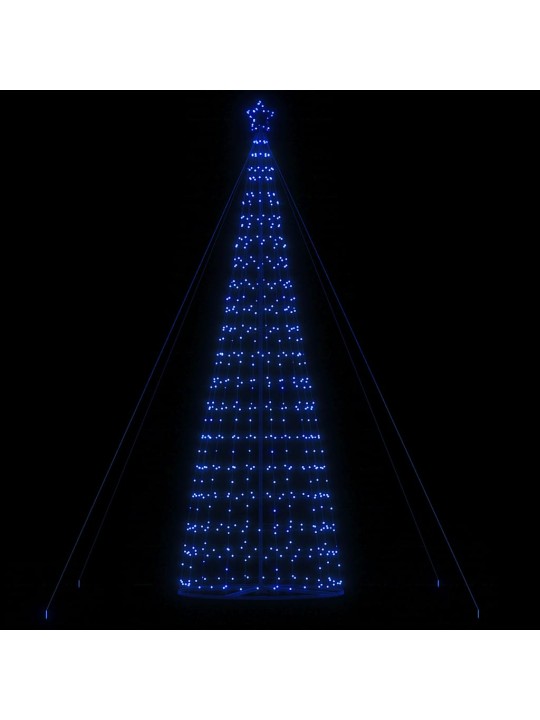 Led vánoční stromek 1534 modrých led diod 503 cm