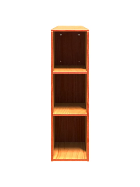 Čelo postele s úložným prostorem voskově hnědé 180 cm borovice