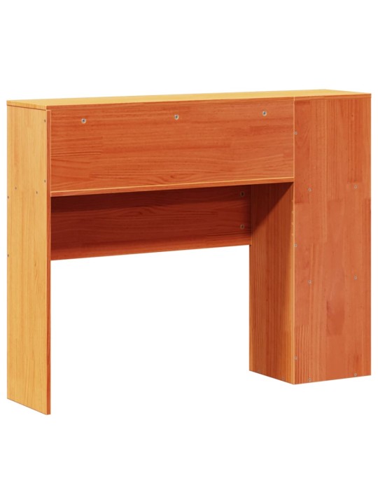 Čelo postele s úložným prostorem voskově hnědé 90 cm borovice
