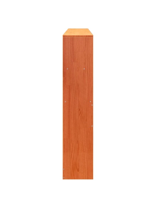 Čelo postele s úložným prostorem voskově hnědé 180 cm borovice