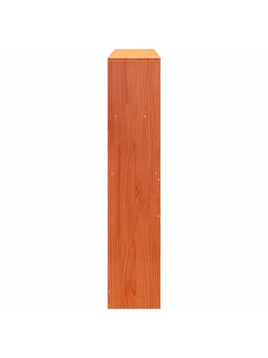Čelo postele s úložným prostorem voskově hnědé 140 cm borovice