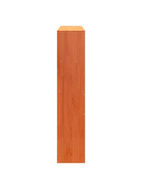 Čelo postele s úložným prostorem voskově hnědé 135 cm borovice