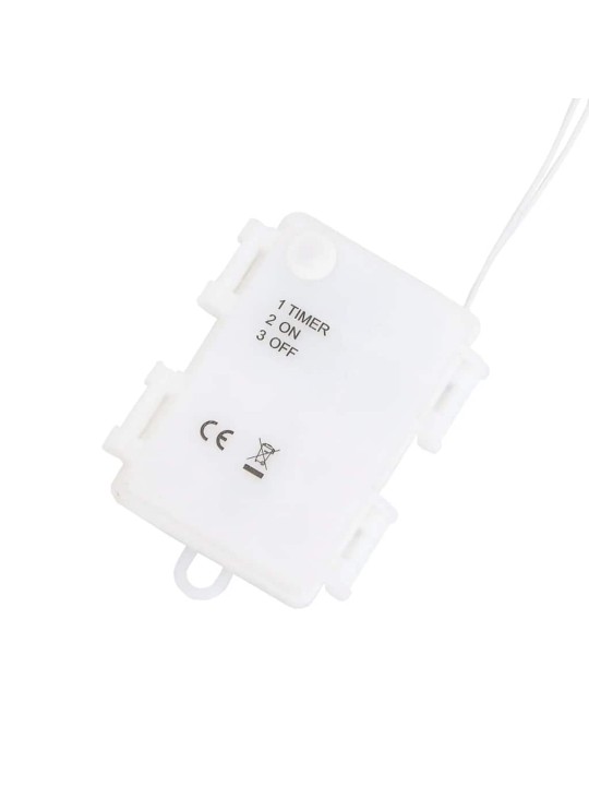 Vánoční osvětlení santy silhouette 2 ks 35 led teplá bílá