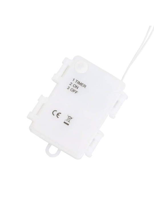 Vánoční osvětlení angel silhouette 2 ks 50 led teplá bílá
