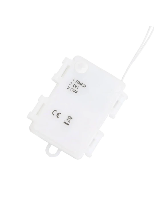 Vánoční osvětlení angel silhouette 2 ks 50 led teplá bílá