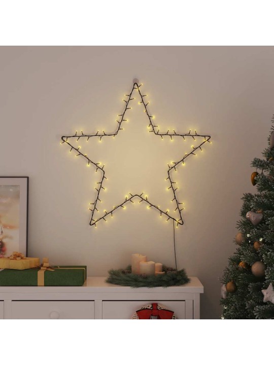 Vánoční osvětlení hvězda silueta 115 LED teplá bílá