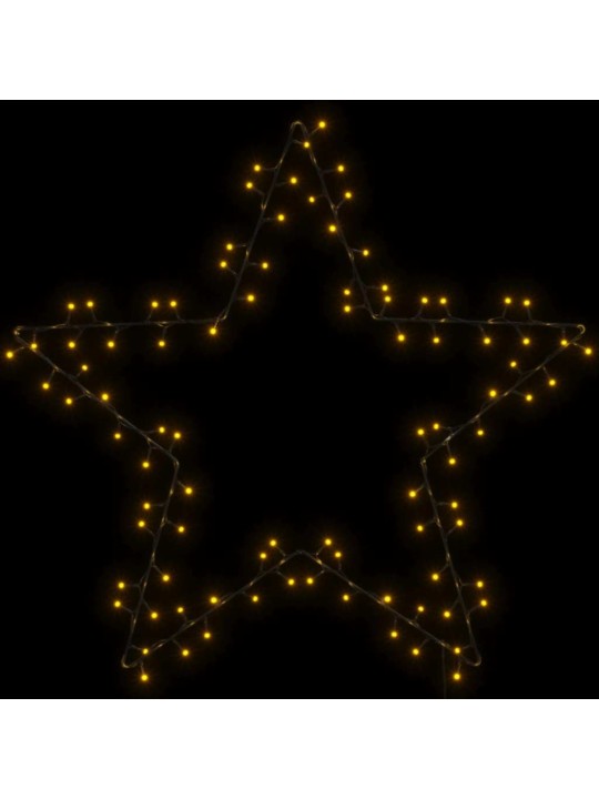 Vánoční osvětlení hvězda silueta 115 LED teplá bílá