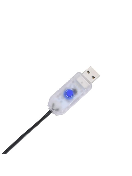 Vánoční osvětlení hvězda silueta 115 LED teplá bílá