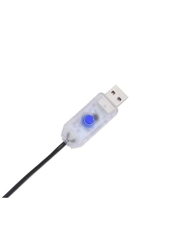 Vánoční osvětlení hvězda silueta 80 led teplá bílá